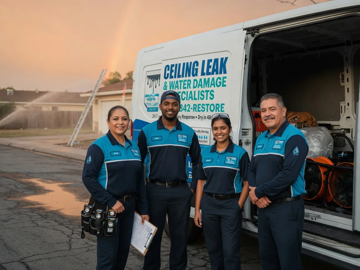 Ceiling Leak Cleanup company in Ivanhoe, CA