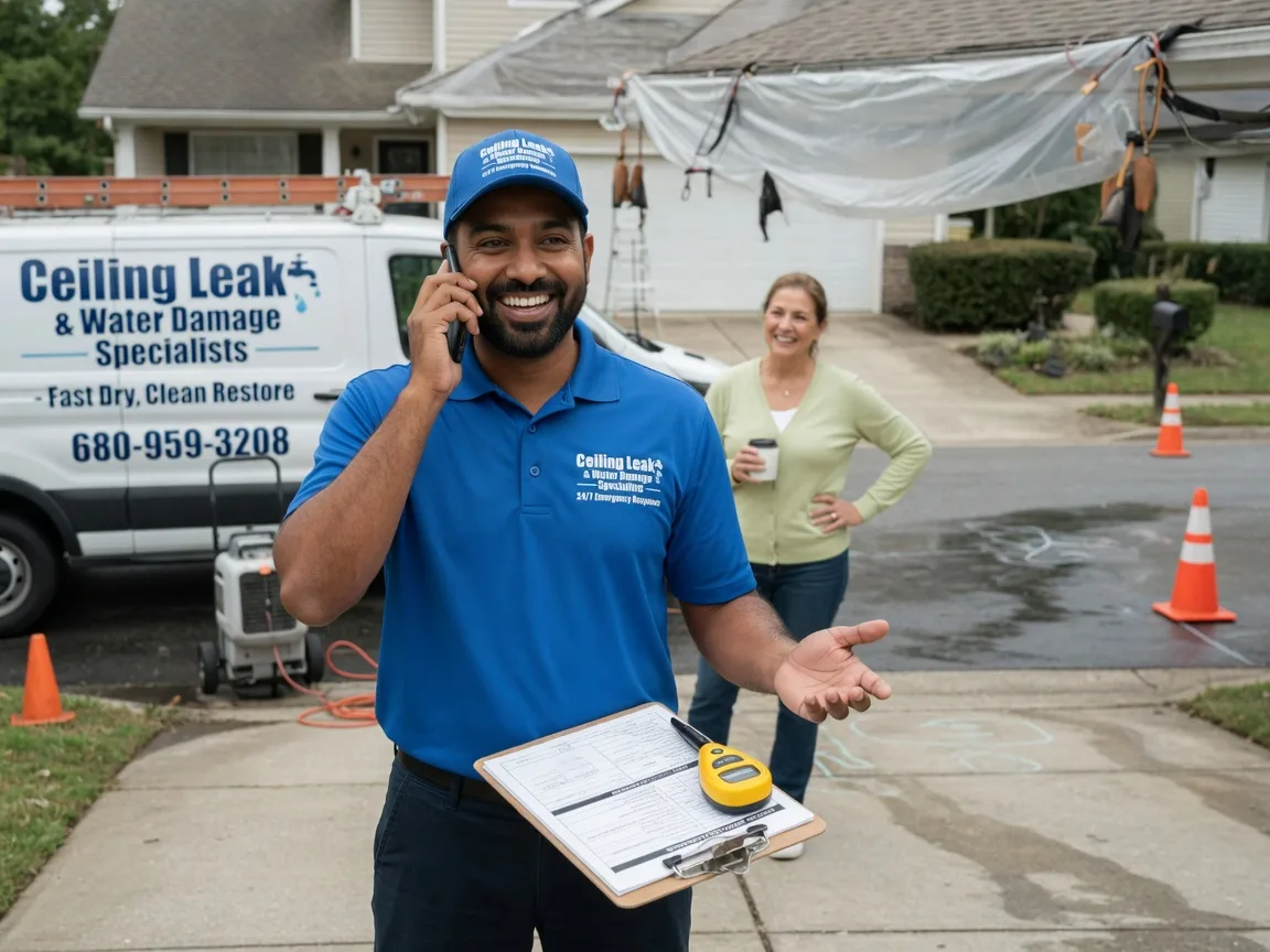 Ceiling Leak Cleanup Ivanhoe, CA FAQs